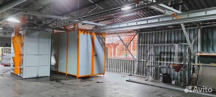 Линия порошковой покраски