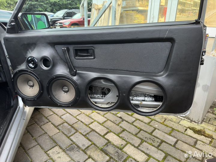 Дверные карты ваз 2108-2113 4х20 2 рупора