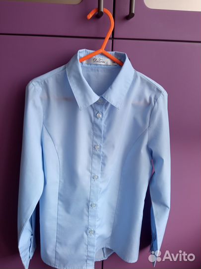 Школьные рубашки для девочек 128,134