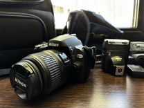 Зеркальный фотоаппарат Nikon D60 с допами