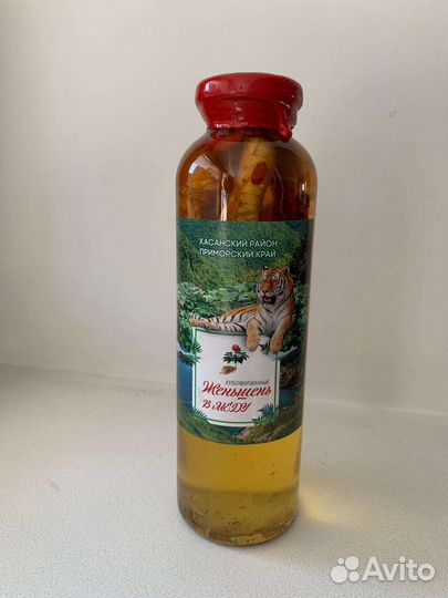 Женьшень в меду