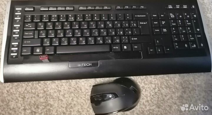 Продам комплект Клавиатура+Мышь+ Адаптер A4tech