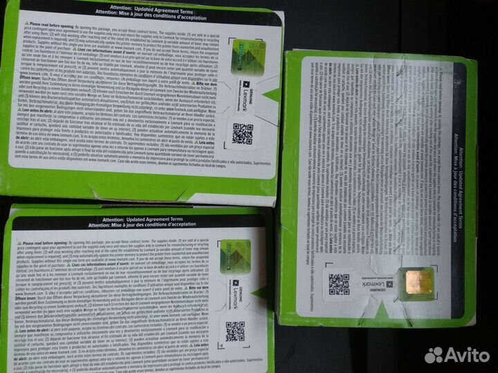 Картриджи lexmark