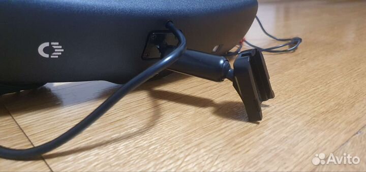 Зеркало заднего вида монитором с камерой