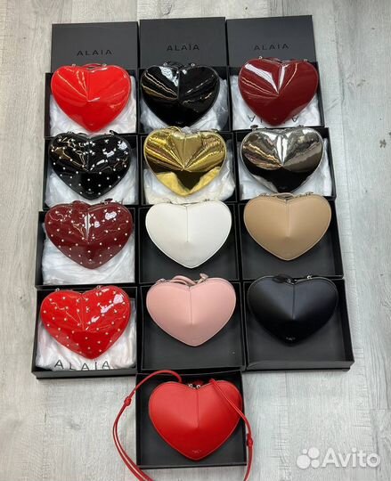 Сумка сердце alaia
