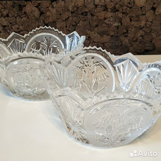 Хрустальная конфетница