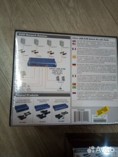 Переключатель KVM trendnet TK-209K (ТК-209К)