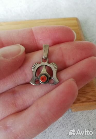 Кулон серебро СССР