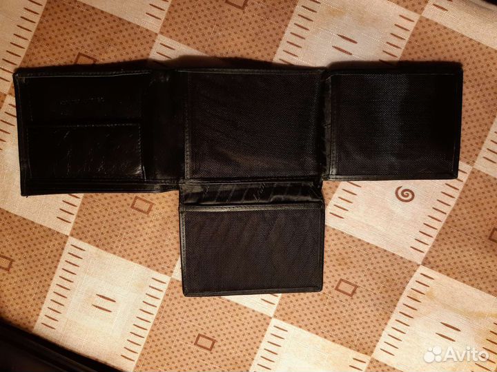 Портмоне boss натуральная кожа