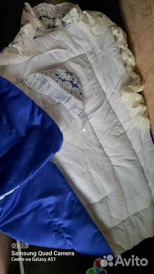 Зимнее одеяло на выписку