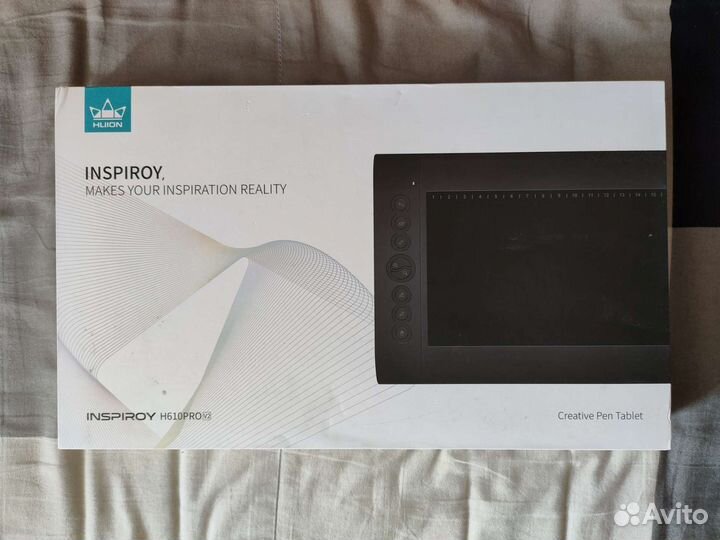 Графический планшет Huion inspiroy h610pro v2
