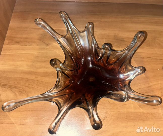 Ваза для фруктов «Медуза» Чехия