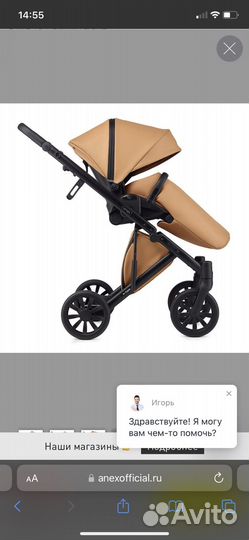 Коляска anex e-type 3 в 1