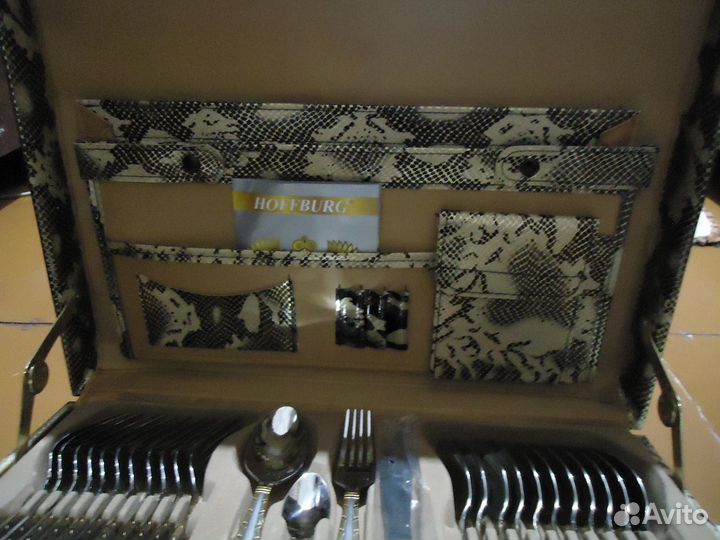 Hoffburg Набор стол.приб 72предм.нержав.ст.12персо