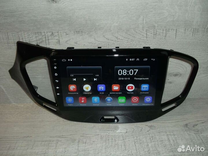 Магнитола 2DIN на Лада Веста Андроид GPS WiFi
