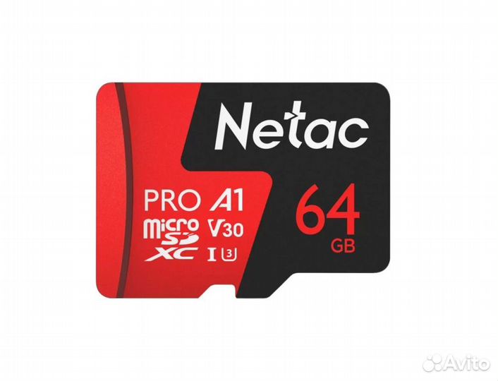 Карта MicroSD Netac P500 Extreme Pro на 64GB