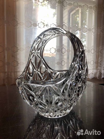 Хрустальная конфетница СССР
