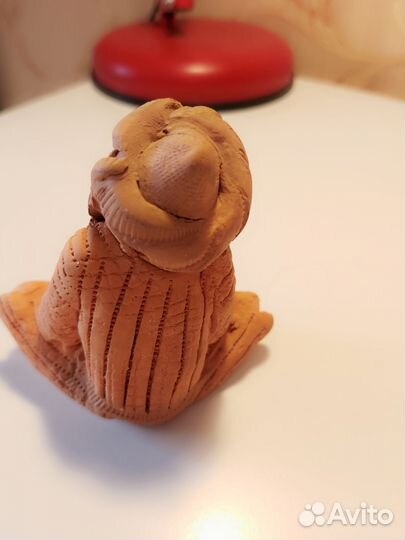 Фигурка Восточный мудрец, глина, Китай, 70-е гг