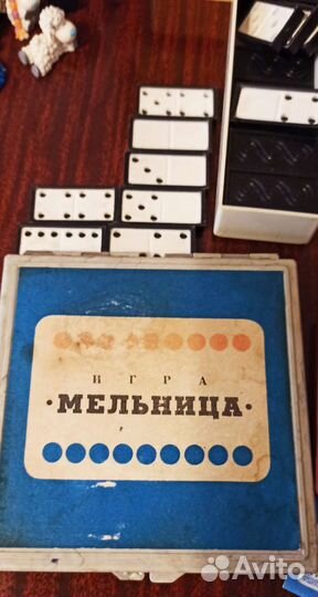 Лото, домино, пятнашки, мельница, шахм. игры СССР