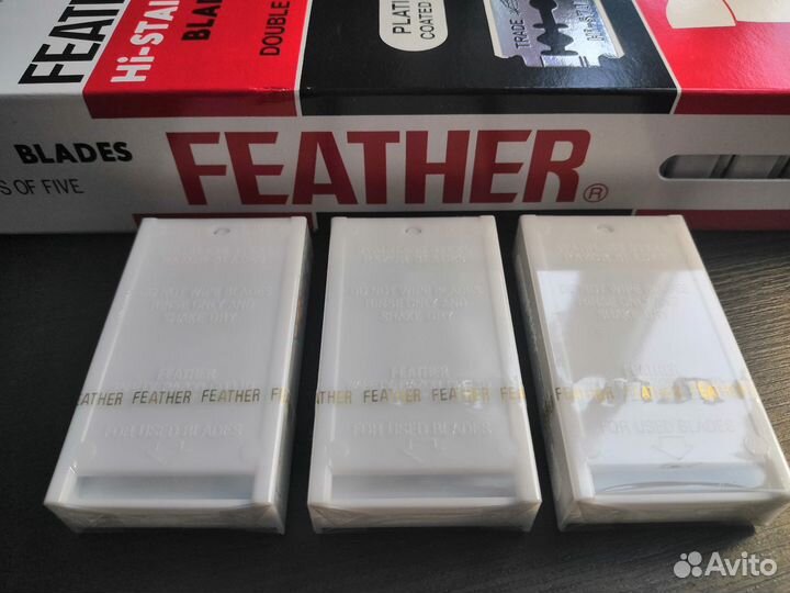 Лезвия для бритья Feather