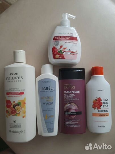 Шампунь и жидкое мыло