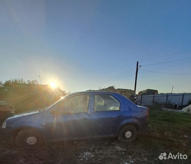 Renault Logan 1.4 МТ, 2006, битый, 500 000 км