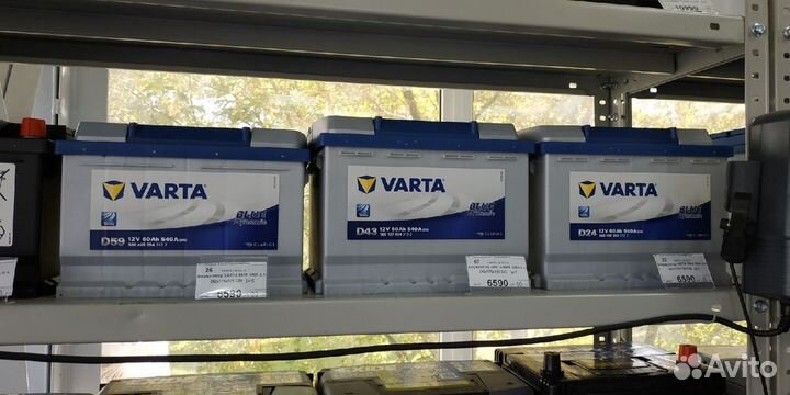 Аккумулятор Varta в Уфе расширенный ассортимент