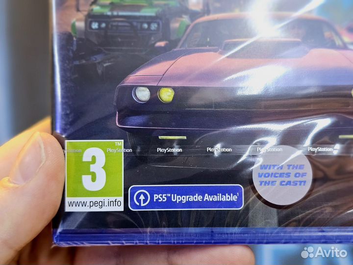 Диск ps4 Fast Furious: Spy Racers, русская версия