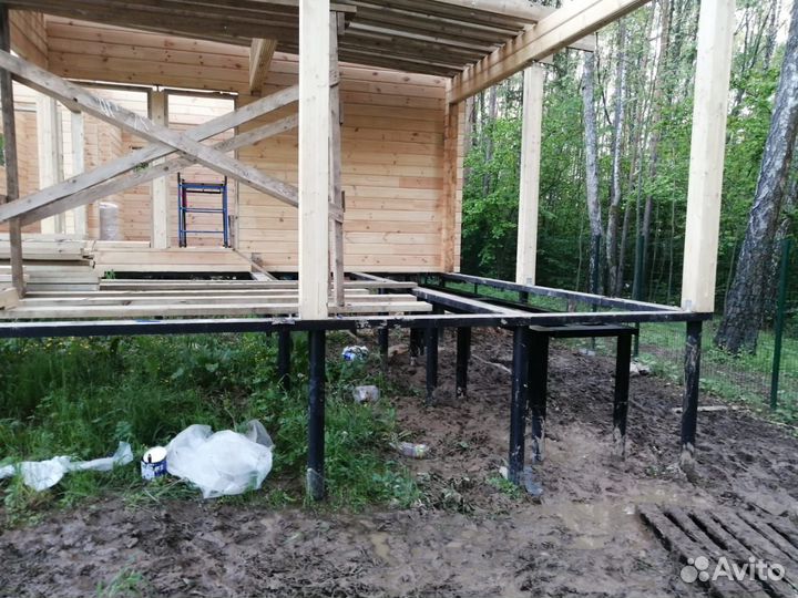 Винтовые сваи 89/2500+Монтаж+Оголовок+цпс