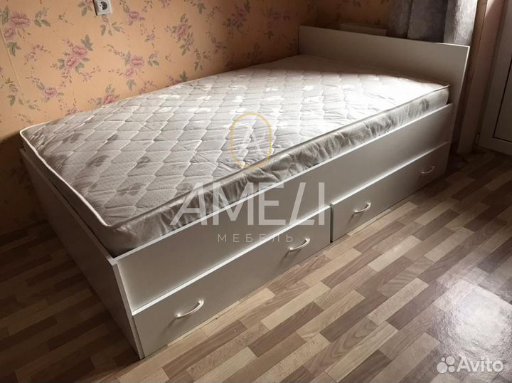 Кровать двуспальная икеа с ящиками