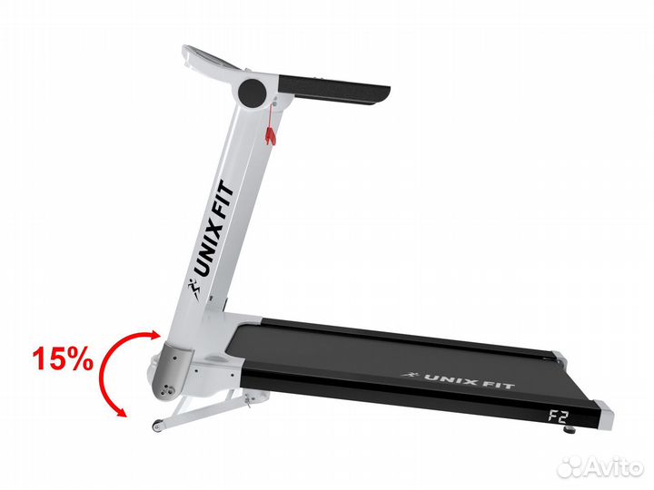 Беговая дорожка unix Fit Hi-tech F2 Arctic Ice