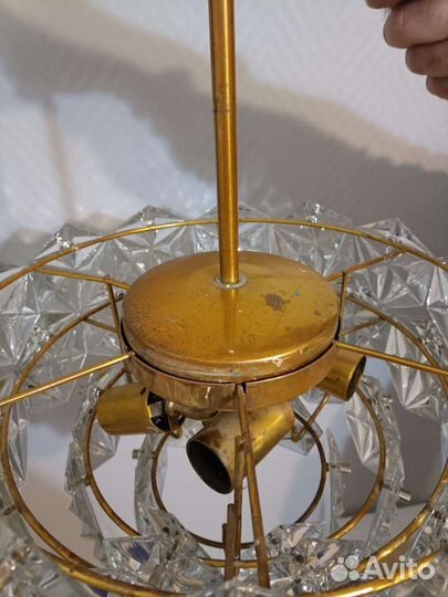 Люстра хрустальная СССР