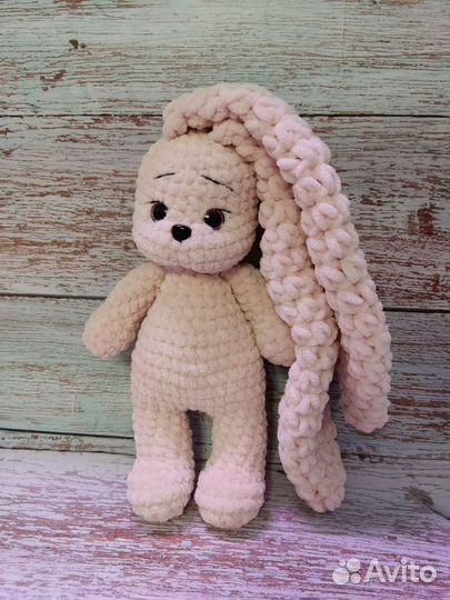 Мягкая игрушка заяц ручная работа