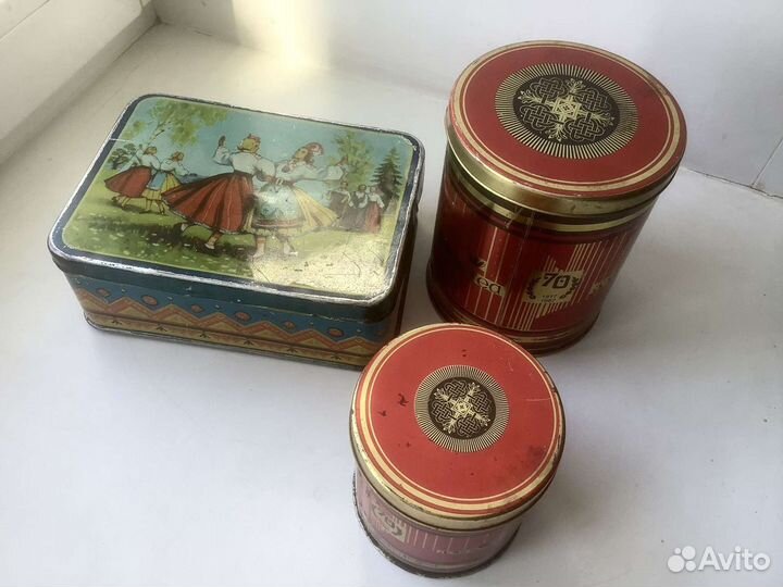 Коробка-банка. СССР. Жесть