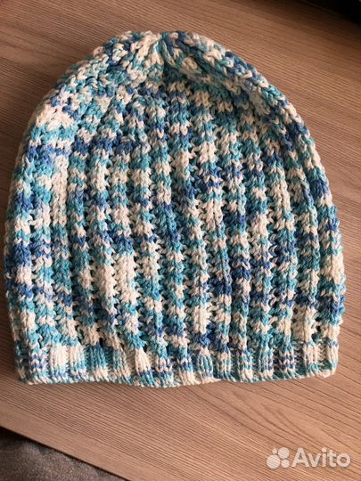Шапка женская вязаная ручная работа