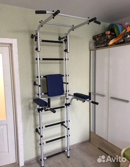 Новая, усиленная шведская стенка с брусьями