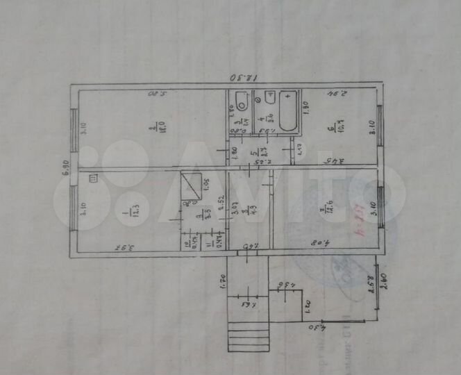 Дом 70,6 м² на участке 8,7 сот.