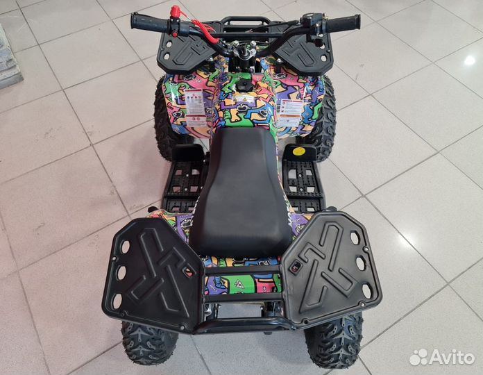 Детский квадроцикл Mini Grizlik X16 (PS, BW) motax