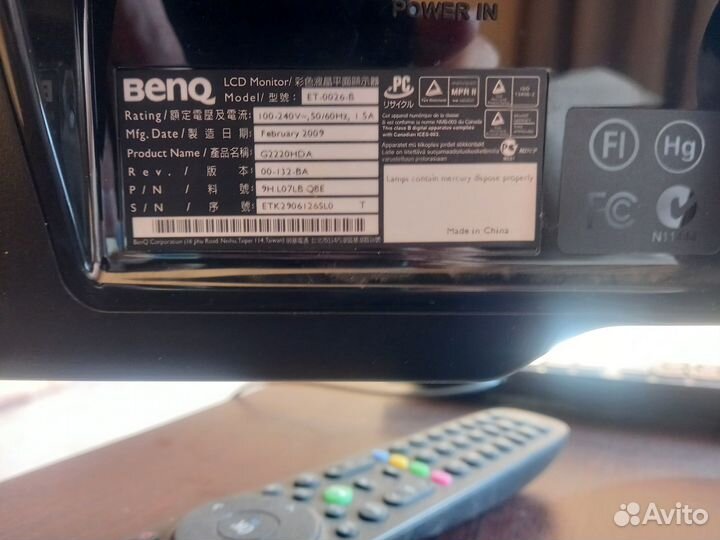 Монитор BenQ g2220HDA