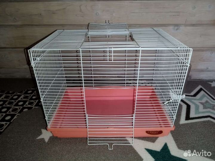 Клетка для грызунов с поилкой 45 см на 35 см