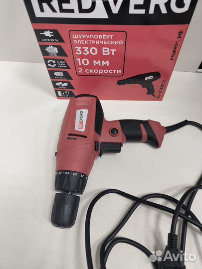 Шуруповерт RedVerg RD-SD330/2