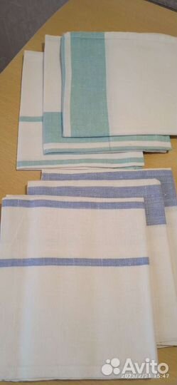 Салфетки, полотенца льняные