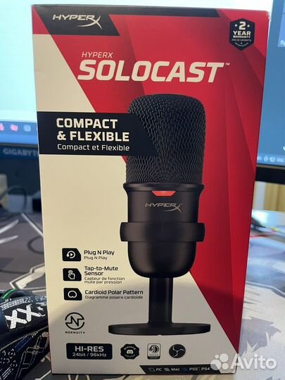 Студийный микрофон HyperX Solocast