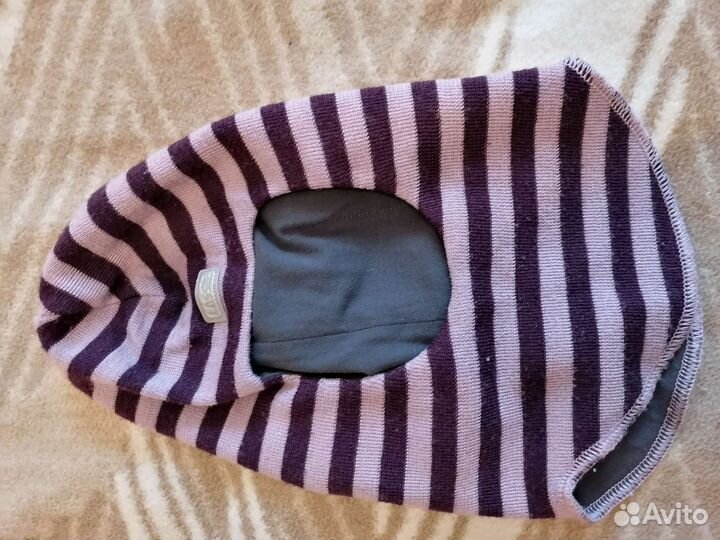 Шапка шлем для девочки