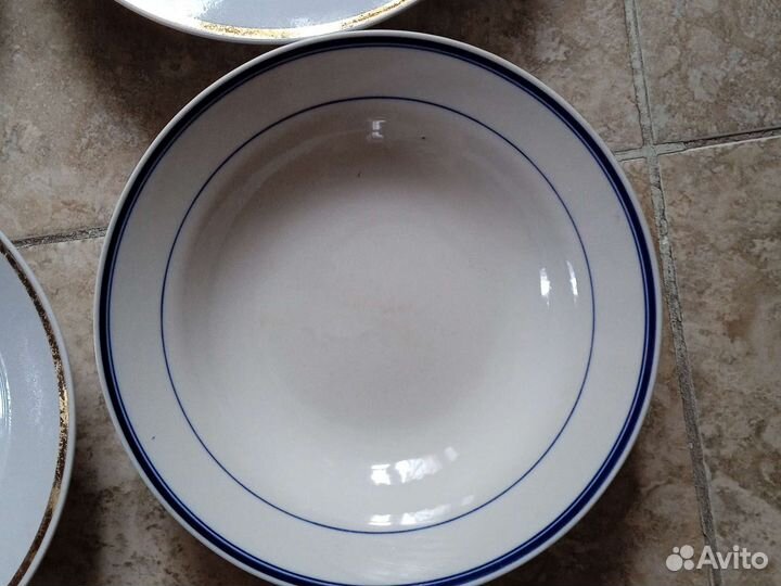 Тарелки, б/у, 6 штук