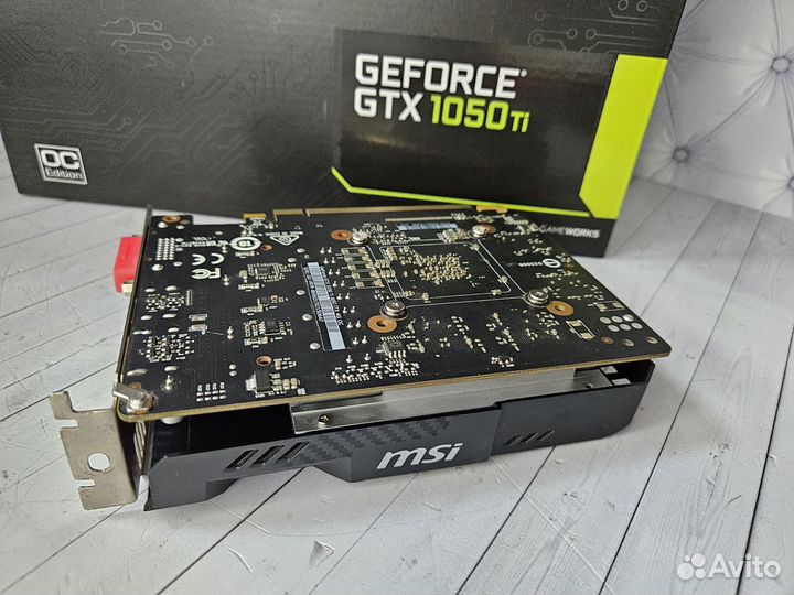 Игровая видеокарта GTX 1050 Ti 4gb Msi Aero