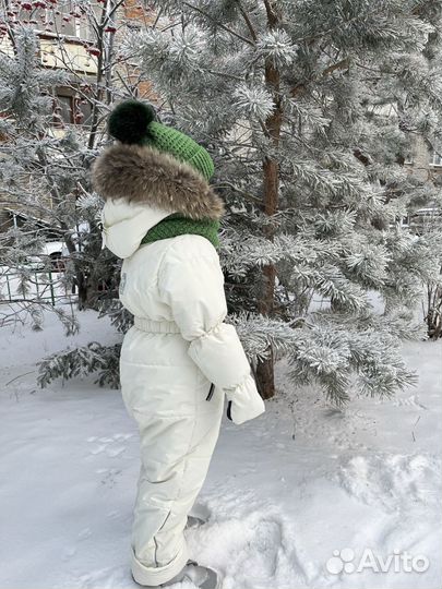 Новый зимний комбинезон белый