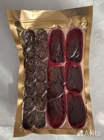 Бастурма и Суджук нарезнная, в вакууме 100 грамм