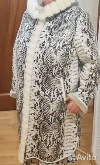 Moinimgsu дубленка женская