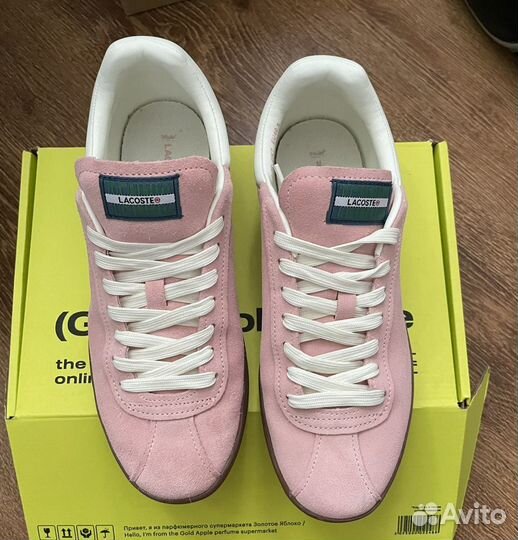 Кеды lacoste baseshot pink